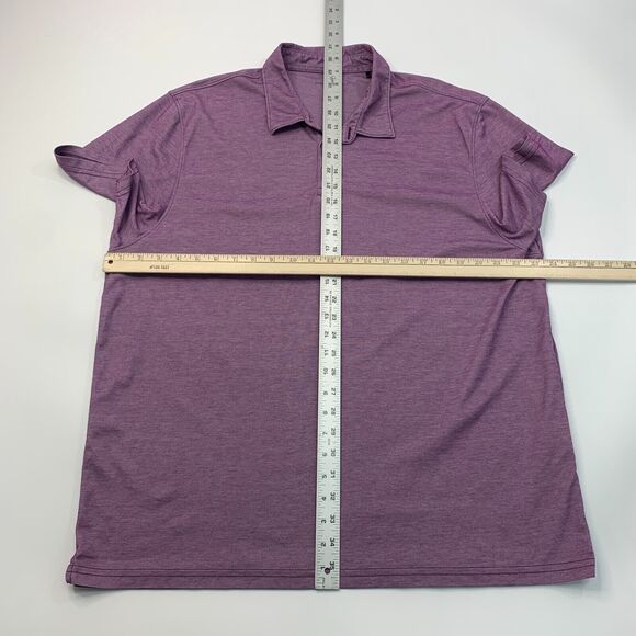 Zachary Prell Polo Shirt Mens XXL 2XL Crocus Short Sleeve Pima Cotton Blend Golf - Picture 5 of 9